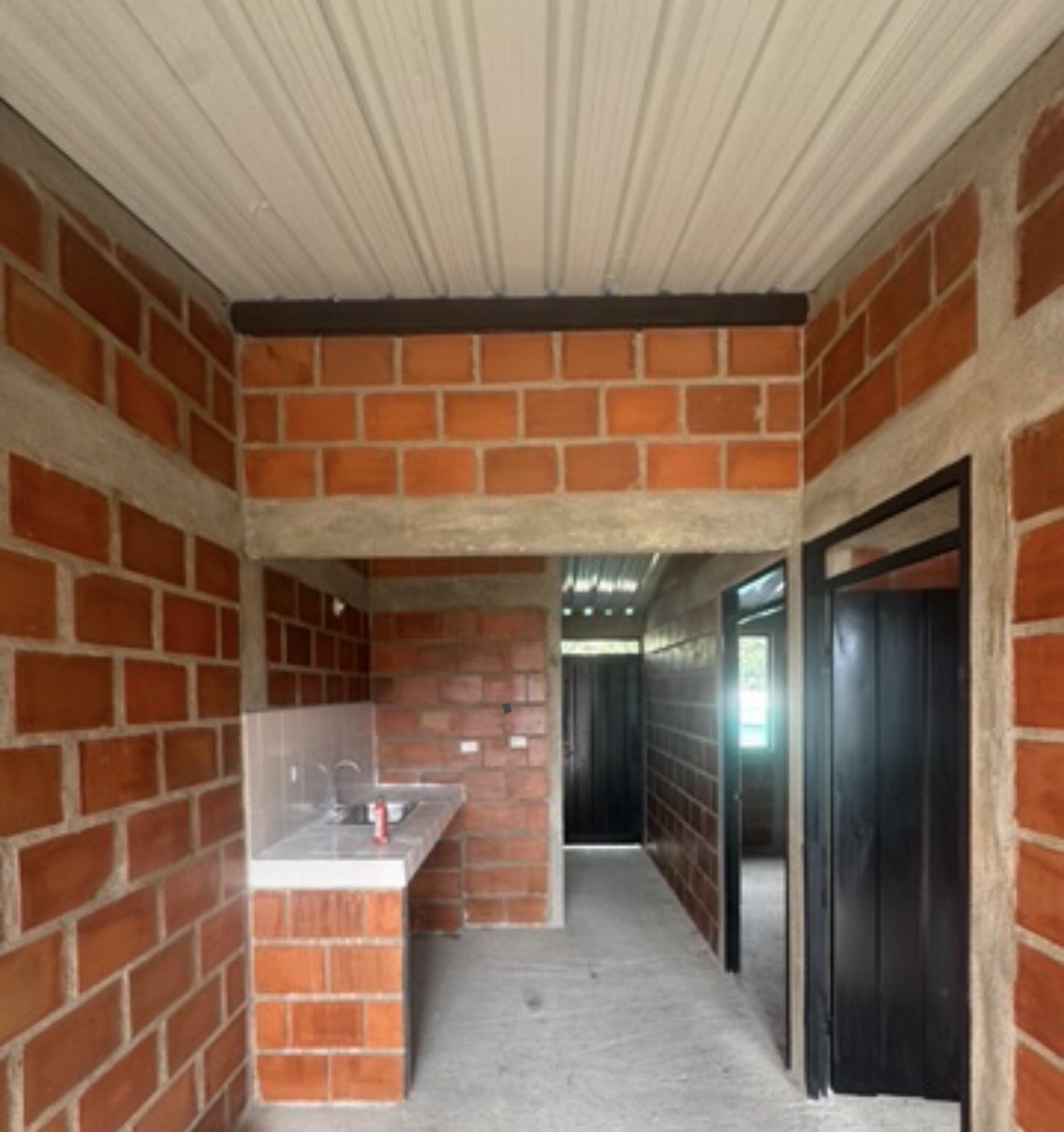 Pasillo en obra
